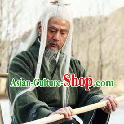 Chinese Ancient Song Dynasty Martial Master Zhou Dong Replica Costume for Men