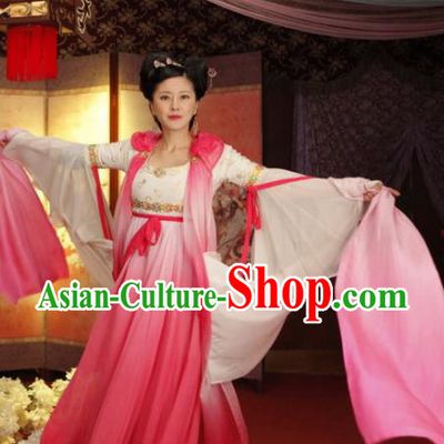 Chinese Traditional Tang Dynasty Geisha Dance Dress Courtesan Replica Costume for Women