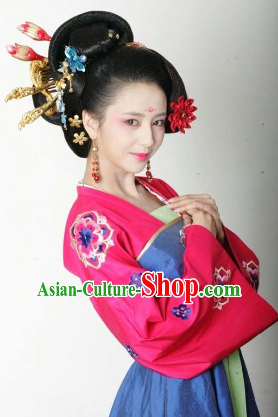 Traditional Chinese Ancient Costume Ancient Tang Dynasty Hanfu Dress Clothing Traditional Chinese Ancient Costume Ancient Tang Dynasty Hanfu Dress Clothing