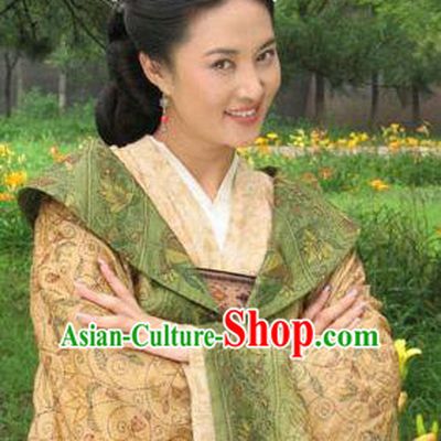 Chinese Traditional Tang Dynasty Detective Di Renjie Wife Dress Replica Costume for Women