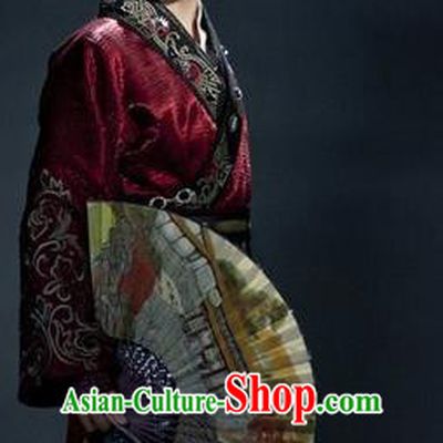 Traditional Chinese Tang Dynasty Swordsman Nobility Childe Wang Yuanfang Replica Costume for Men