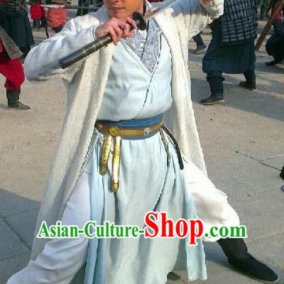 Traditional Chinese Tang Dynasty Swordsman Detective Di Renjie Replica Costume for Men