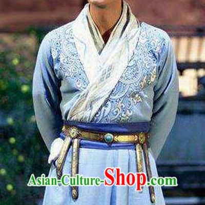 Traditional Chinese Tang Dynasty Nobility Childe Detective Di Renjie Replica Costume for Men