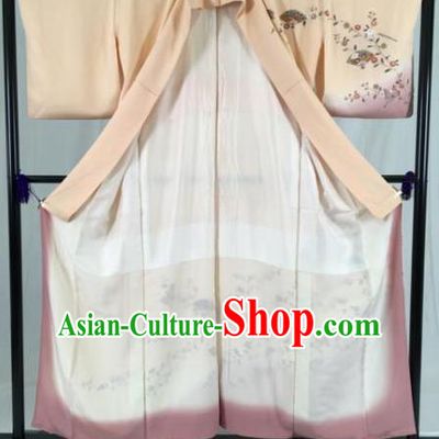 Japan Traditional Female Kimono Formal Costume Geisha Furisode Kimonos Ancient Yukata Dress for Women