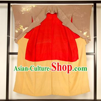 Asian Japan Palace Kimono Ancient Yukata Dress Formal Costume Furisode Kimonos for Women