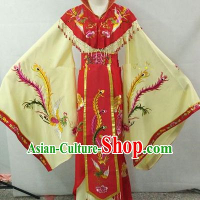 Traditional China Beijing Opera Empress Embroidered Dress Chinese Peking Opera Diva Costume