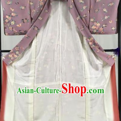 Japan Traditional Geisha Kimono Formal Costume Palace Furisode Kimonos Ancient Yukata Dress for Women