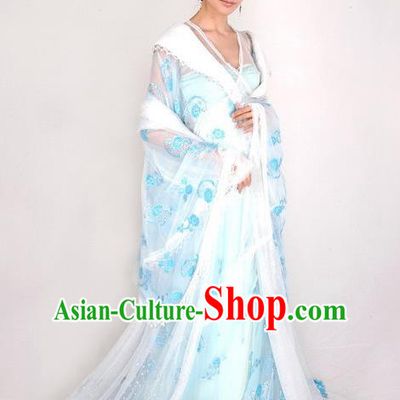 Ancient Chinese Traditional Tang Dynasty Imperial Consort Embroidered Dress Replica Costume for Women