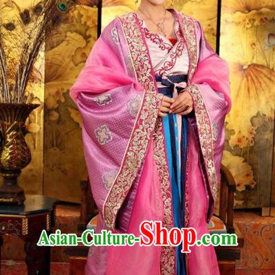 Chinese Ancient Tang Dynasty Princess Tai Ping Palace Replica Costume for Women