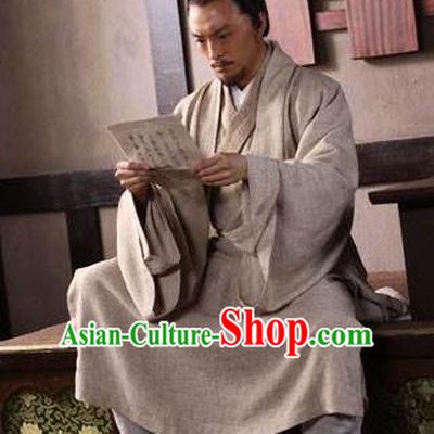 Traditional Chinese Tang Dynasty Minister Detective Di Renjie Replica Costume for Men