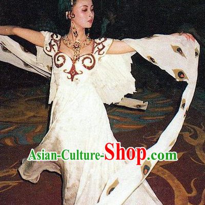 Chinese Ancient Tang Dynasty Palace Lady Dance Dress Imperial Consort Yang Replica Costume for Women