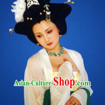 Chinese Ancient Tang Dynasty Imperial Consort Yang Replica Costume for Women
