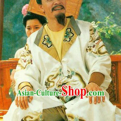 Chinese Ancient Emperor Tang Dynasty Imperator Li Longji Embroidered Replica Costume for Men