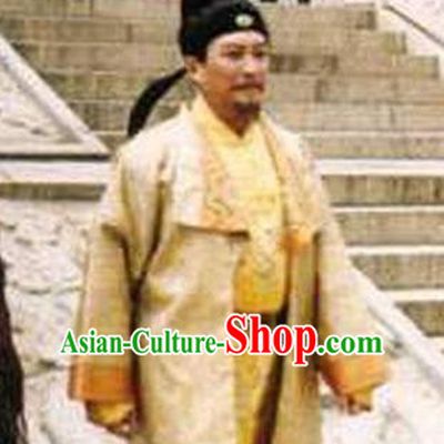 Chinese Ancient Tang Dynasty Emperor Taizong Li Shimin Replica Costume for Men