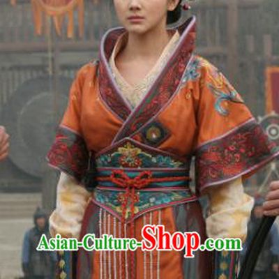 Chinese Sui Dynasty Imperial Princess Yue Rong Hanfu Dress Replica Costume for Women