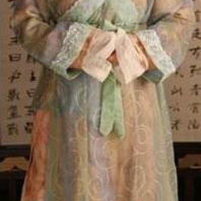 Chinese Sui Dynasty Palace Princess Yue Rong Hanfu Dress Replica Costume for Women