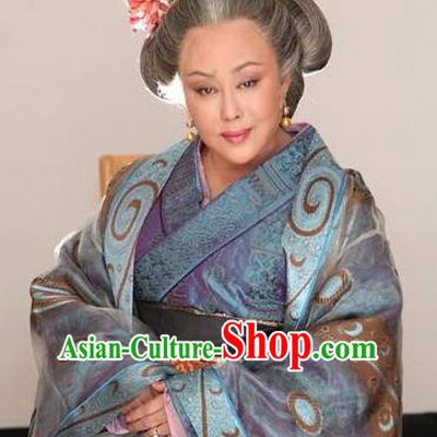 Ancient Chinese Tang Dynasty Empress Wu Meiniang Hanfu Dress Replica Costume for Women