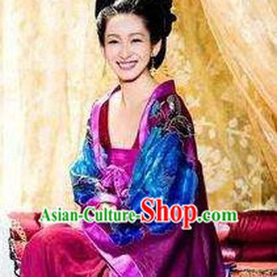 Ancient Chinese Tang Dynasty Kingdom Han Countess Hanfu Dress Replica Costume for Women