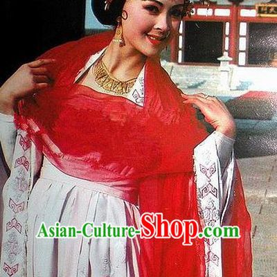 Chinese Ancient Tang Dynasty Consort Yang Dress Palace Lady Replica Costume for Women