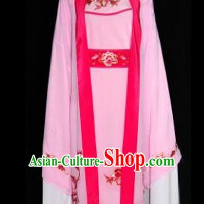Traditional Chinese Beijing Opera Scholar Pink Robe Costume Peking Opera Niche Clothing for Adults