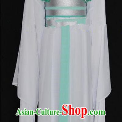 Traditional Chinese Beijing Opera Princess Green Dress Peking Opera Diva Embroidered Costume