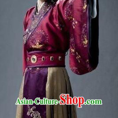 Chinese Ancient Emperor Tang Dynasty Gaozong Li Zhi Embroidered Replica Costume for Men