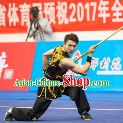 Top Male Southern Fist Dresses Nanquan Uniform Kung Fu Suit Kung Fu Uniform Chinese Jacket Taiji Clothes Dress Dresses Kung Fu Clothing Embroidered Tai Chi Suits Custom Kung Fu Embroidery Uniforms