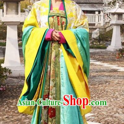 Ancient Chinese Tang Dynasty Imperial Consort of Li Zhi Hanfu Dress Replica Costume for Women
