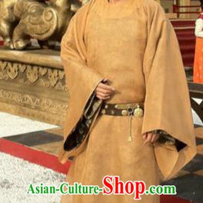 Traditional Chinese Ancient Tang Dynasty Emperor Gaozong Li Zhi Replica Costume for Men