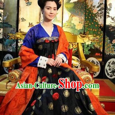 Chinese Tang Dynasty Historical Costume Ancient Palace Female Officials Dress Replica Costume for Women