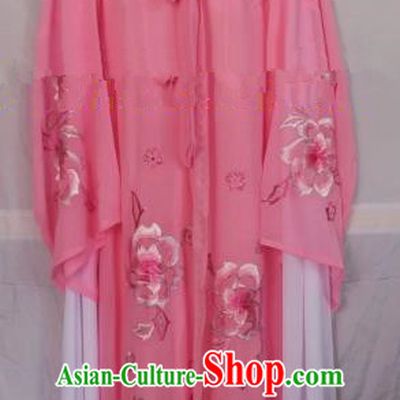 Traditional Chinese Beijing Opera Costume Professional Peking Opera Empress Diva Embroidered Pink Cape