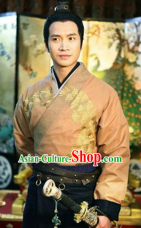 Traditional Chinese Ancient Costume Ancient  Tang Dynasty Hanfu Dress Clothing