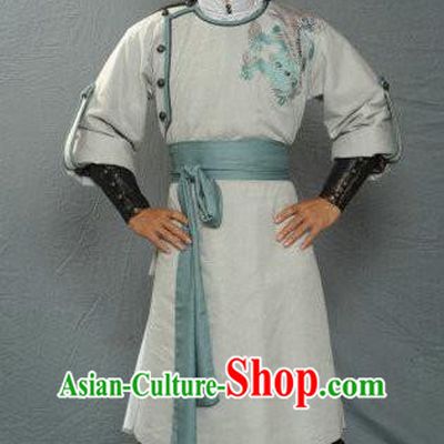 Traditional Chinese Ancient Song Dynasty Military Officer Replica Costume for Men