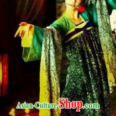 Chinese Ancient Tang Dynasty Geisha Courtesan Hanfu Dress Historical Costume for Women