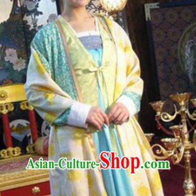 Chinese Ancient Tang Dynasty Court Lady Hanfu Dress Historical Costume for Women