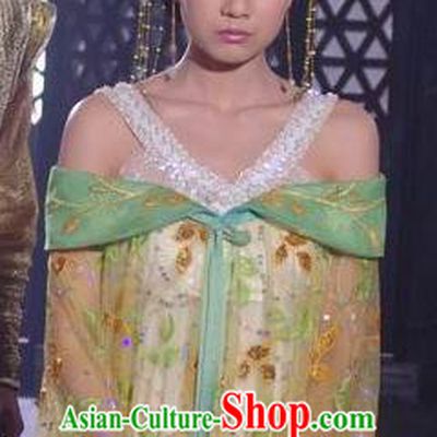 Chinese Ancient Tang Dynasty Crown Princess of Li Jiancheng Hanfu Dress Historical Costume for Women