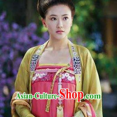 Chinese Ancient Tang Dynasty Princess Taiping Hanfu Dress Palace Lady Historical Costume for Women