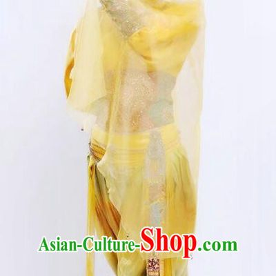 Chinese Ancient Tang Dynasty Loulan Geisha Hanfu Dance Dress Historical Costume for Women