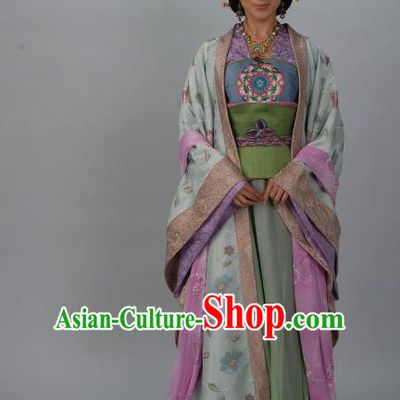 Chinese Ancient Tang Dynasty Imperial Consort Wei of Li Xian Hanfu Dress Historical Costume for Women