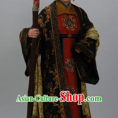 Chinese Ancient Tang Dynasty Dowager Countess Hanfu Dress Historical Costume for Women