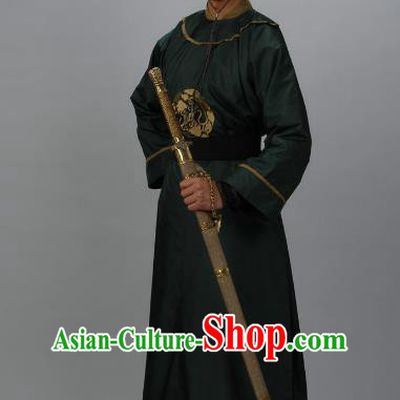Chinese Ancient Tang Dynasty Swordsman Son of Di Renjie Replica Costume for Men