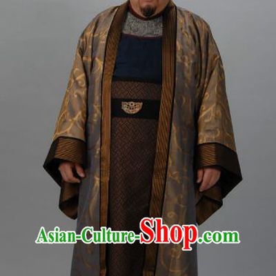 Chinese Ancient Tang Dynasty Prime Minister Di Renjie Replica Costume for Men