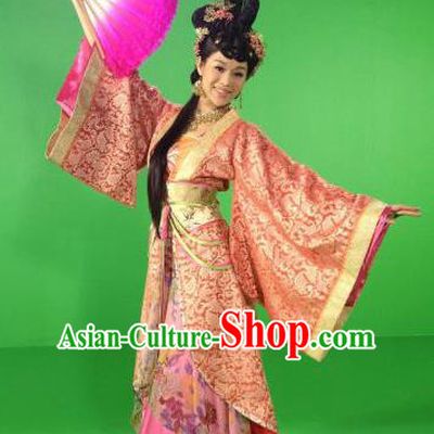 Chinese Ancient Tang Dynasty Dancer Hanfu Dress Historical Costume for Women