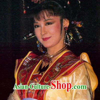 Chinese Ancient Tang Dynasty Empress Dress Palace Queen Wu Zetian Historical Costume for Women