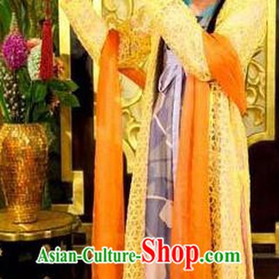 Chinese Ancient Tang Dynasty Geisha Courtesan Dance Dress Historical Costume for Women