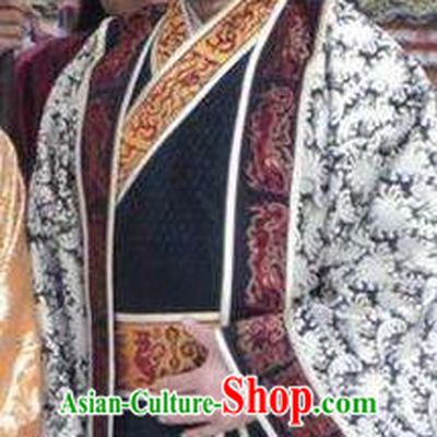 Chinese Ancient Sui Dynasty Emperor Yang Guang Replica Costume for Men