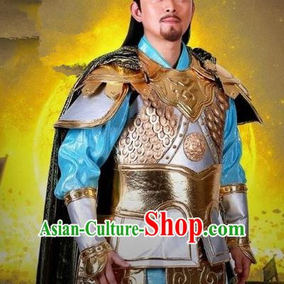 Chinese Ancient Tang Dynasty Swordsman General Xue Dingshan Replica Costume for Men