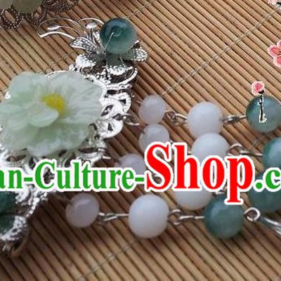 Chinese Ancient Palace Lady Hair Accessories Hair Stick Hairpins Tassel Step Shake for Women