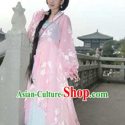 Chinese Tang Dynasty Consort Yang Embroidered Dress Ancient Palace Lady Yang Yuhuan Historical Costume for Women