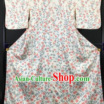 Japan Traditional Kimonos Painting Flowers Furisode Kimono Ancient Yukata Dress Formal Costume for Women